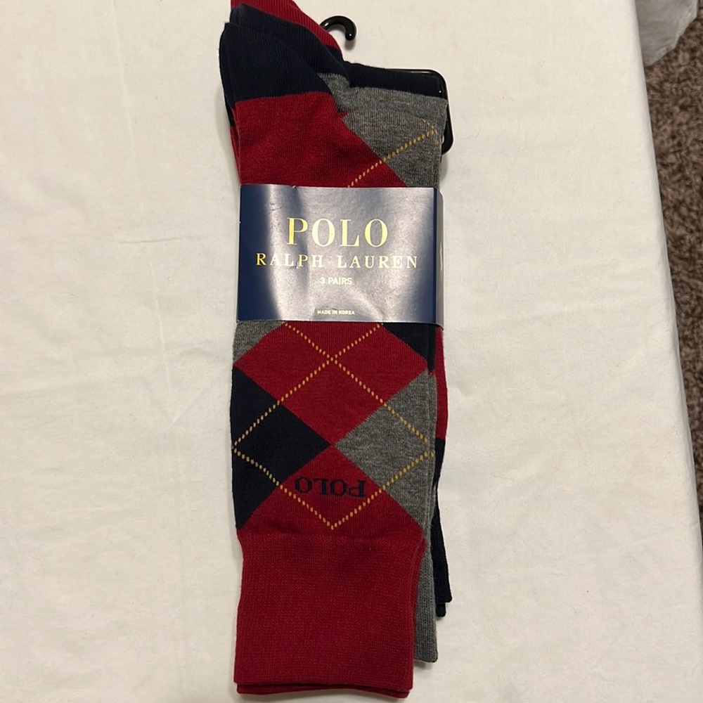 POLO RALPH LAUREN 3 PAIRS